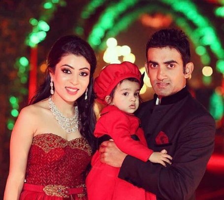 "Gautam Gambhir's daughter name, gautam gambhir tweet, gautam gambhir daughter name meaning, Aazeen and Anaiza, Aazeen and Anaiza