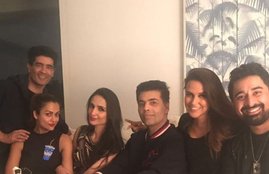 neha dhupia, karan johar, preity zinta, manish malhotra