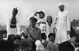 louis mountbatten, edwina, jawaharlal nehru, indian express photo