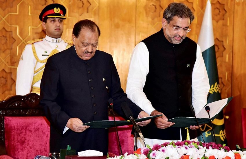 newly-elected Prime Minister of Pakistan Shahid Khaqan Abbasi newly-elected Prime Minister of Pakistan Shahid Khaqan Abbasi