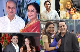 Anupam kher kirron kher, parmeet sethi archana puran singh, mihir mishra manini mishra , mayank anand with shraddha nigam, arijit singh with koel, ashutosh rana renuka, rd burman asha bhosle, Ram Kapoor and Gautami Kapoor, TV Celebs Who Married Divorced Women,