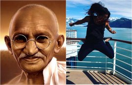 mahatma gandhi,great grand daughter,gandhi great grand daughter,medha gandhi,bapu,culture,internet