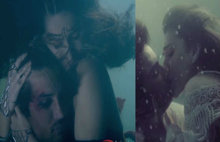 raabta underwater romance, emraan hashmi with amyra dastur underwater, lara dutta underwater romance with sanjay dutt, OK jaanu underwater romance, underwater kissing