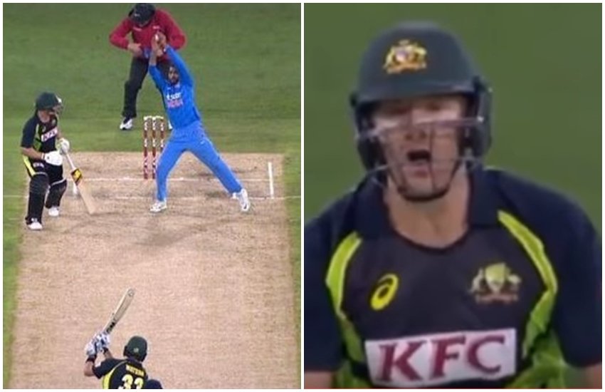 वॉटसन का कैच लपकते रवींद्र जाडेजा। वॉटसन का कैच लपकते रवींद्र जाडेजा।