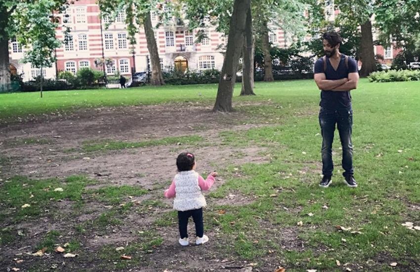Shahid Kapoor, Mira Rajput, Misha Kapoor Shahid Kapoor, Mira Rajput, Misha Kapoor