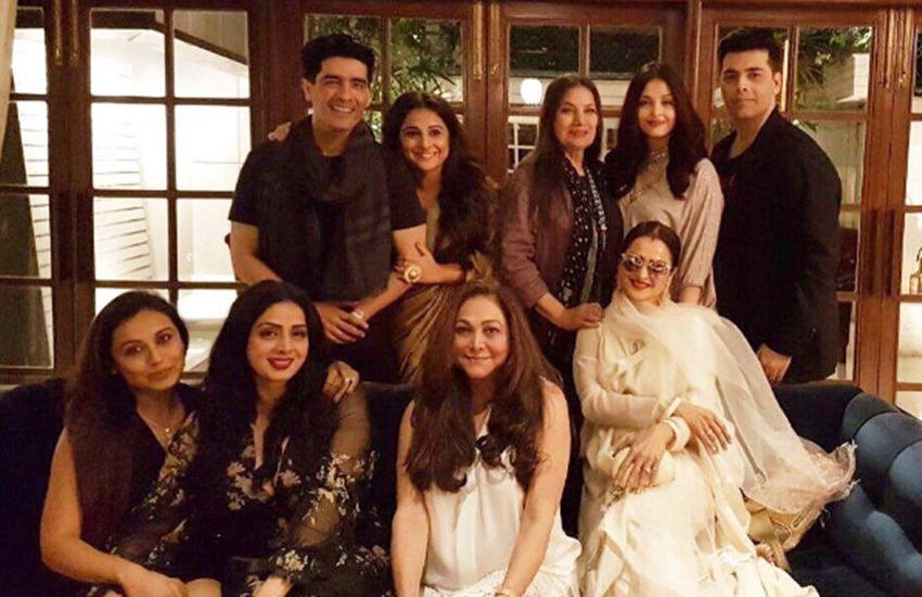 Sridevi, Aishwarya Rai, Rani Mukerji, Vidya Balan, Manish Malhotra