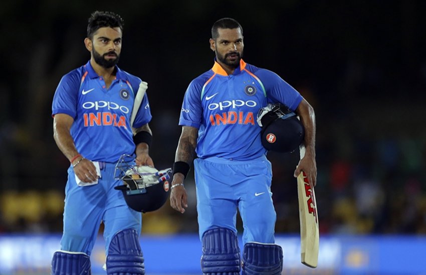 virat kohli shikhar dhawan