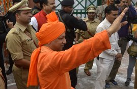 yogi adityanath, yogi adityanath janmashtami, janmashtami, yogi adityanath namaaz, adityanath namaaz remark, yogi on muslims, uttar pradesh news, lucknow news, Hindi news