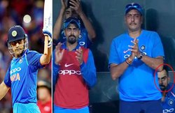 VIDEO: एमएस धोनी की फिफ्टी पर बन गया विराट कोहली का मुंह, ताली भी नहीं बजाई