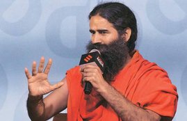 Baba Ramdev, Patanjali, Patanjali Ayurveda, mid-day meal for Uttar Pradesh schools, mid-day meal in schools, Acharya Balakrishnan, ayurvedic products, Parakrami Suraksha Private Limited, Patanjali contract for UP mid-day meal, Uttar Pradesh mid-day meal, Yogi Adityanath, BJP, jansatta