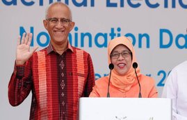 Halimah Yacob, Singapore President Halimah Yacob, Singapore President, Halimah Yacob First Woman President, Woman President, Singapore, Singapore President Ellection, Singapore Woman President, President Halimah Yacob, International News, Jansatta