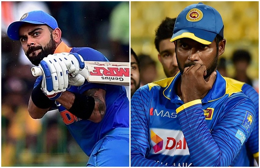 भारतीय कप्तान विराट कोहली और श्रीलंका के कप्तान उपुल थरंगा। भारतीय कप्तान विराट कोहली और श्रीलंका के कप्तान उपुल थरंगा।