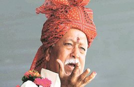 Mohan Bhagwat, RSS Dussehra address, Mohan Bhagwat Speech, RSS Dussehra address, mohan bhagwat, rss chief mohan bhagwat, RSS address, mohan bhagwat on rohingyas, rss chief on rohingyas, mohan bhagwat on cow vigilantism, Muslims have sacrificed, india news, latest news