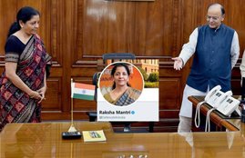 Nirmala Sitharaman, Nirmala Sitharaman Profile, Nirmala Sitharaman News, Defence minister, defence ministry, defence ministry on twitter, Raksha Mantri, Arun Jaitley, Narendra Modi, Cabinet Reshuffle 2017, Hindi News