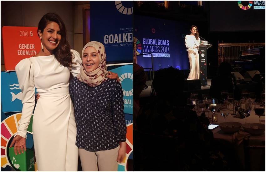 Priyanka Chopra, Priyanka Chopra Hot dress, Priyanka Chopra at UN, Priyanka Chopra photos, Priyanka Chopra interview, Priyanka Chopra images, Priyanka Chopra speech, Priyanka Chopra video, Priyanka Chopra hot pics, Priyanka Chopra HD pics, Priyanka Chopra global goals, Hindi news, entertainment news, charity