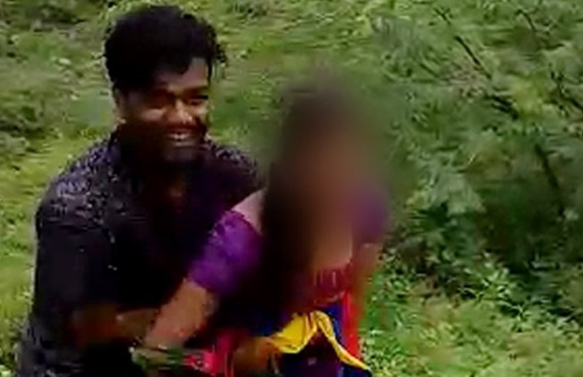 college student groped and assaulted, sexual assult on college student by her friend, Andhra Pradesh's Prakasam district, viral video, trending video, hindi news, latest hindi news, jansatta
