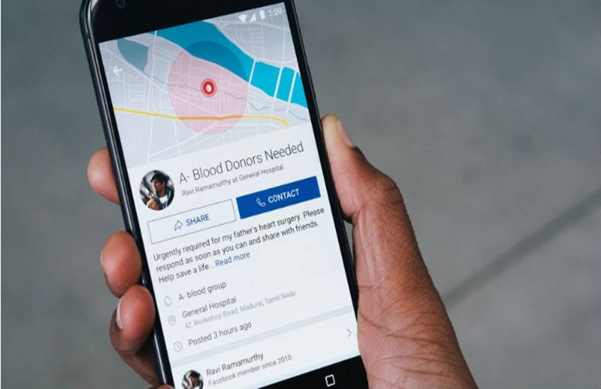 Facebook 1 अक्टूबर को लॉन्च कर रहा नया फीचर, रक्त दान करने में होगा मददगार