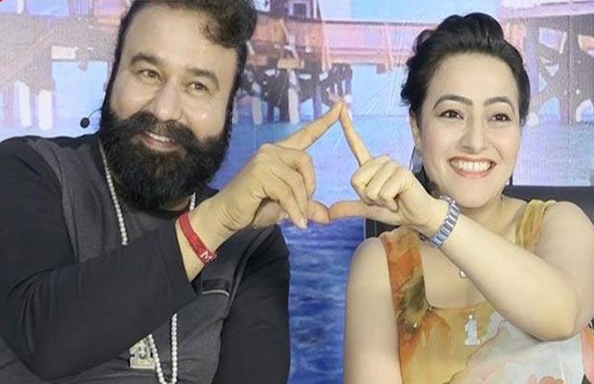 गुरमीत राम रहीम और हनीप्रीत इंसान। 