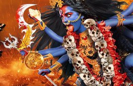 navratri, navratri 7th day, navratri 2017, kalratri pooja, mahakali pooja mantra, mahakali puja vidhi, maa kalratri, maa kalratri katha, maa kalratri katha in hindi, maa kalratri puja vidhi, maa kalratri puja in hindi, navratri puja vidhi, navratri puja, seventh day of navratri, 7th day of navratri, religion news updates in hindi, maa durga, goddess durga, lord shiva, maa kali anger, aggresive maa kali, calm down maa kali, reason behind maa kali anger, why maa kali put feet on lord shiva chest, story of maa kali anger, navratri 2017