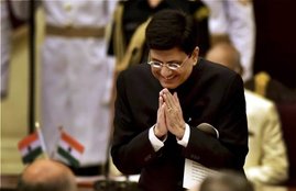 New Railway minister Piyush Goyal, Piyush Goyal, raliway, rail, raliway revamp, modi cabinet reshuffle 2017, cabinet reshuffle, nirmala sitharaman, piyush goyal, s, new cabinet ministers, new ministers list, full list of new ministers, modi cabinet, full cabinet of ministers modi, modi full cabinet, india