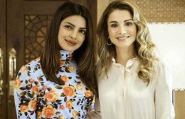 Priyanka Chopra, Jordan, Queen Rania, Priyanka Chopra Met Jordan's Queen, Jordan's Queen of Rania