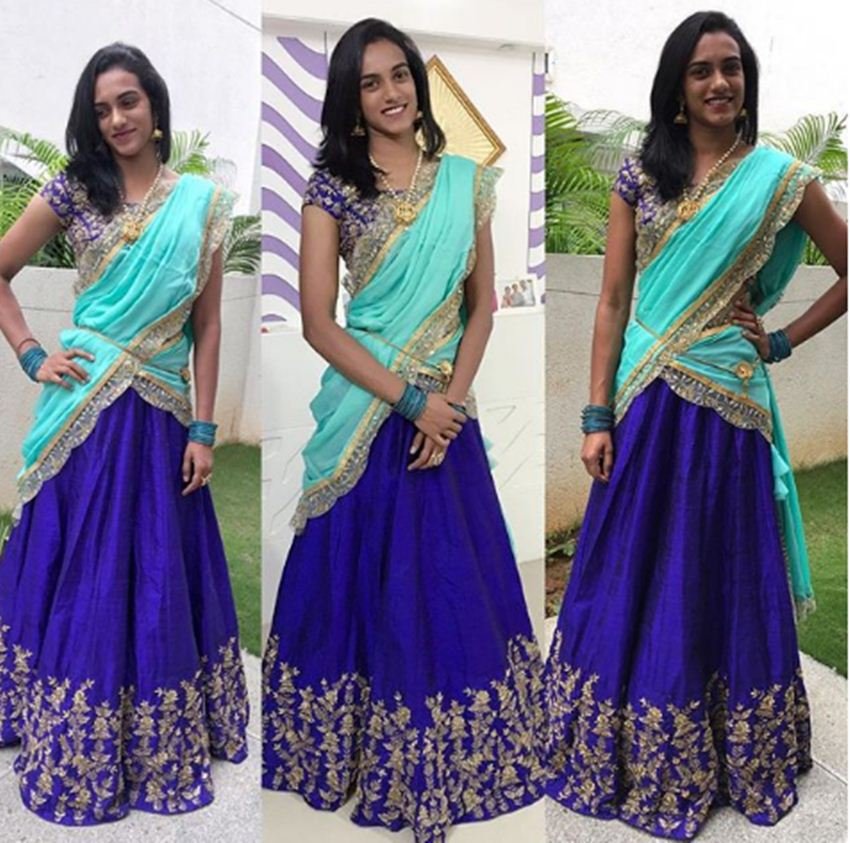 pv sindhu, pv sindhu korea, korean open super series, sindhu korean super series, sindhu vs okuhara, badminton news, sports news, PV Sindhu glamorous, glamorous look of pv sindhu, pv sindhu traditional look