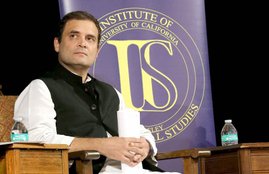 Rahul gandhi, Rahul gandhi in america, Rahul Gandhi Princeton University, Rahul Gandhi US visit, PM Narendra modi, make in India, hindi news, jansatta