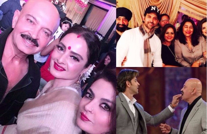 Rakesh Roshan, rakesh roshan Birthday Party, rakesh bday pictures, hritik roshan, rekha, jitendra, neetu kapoor, rishi kapoor, yami gautam, urvashi rautela, rakesh roshan party