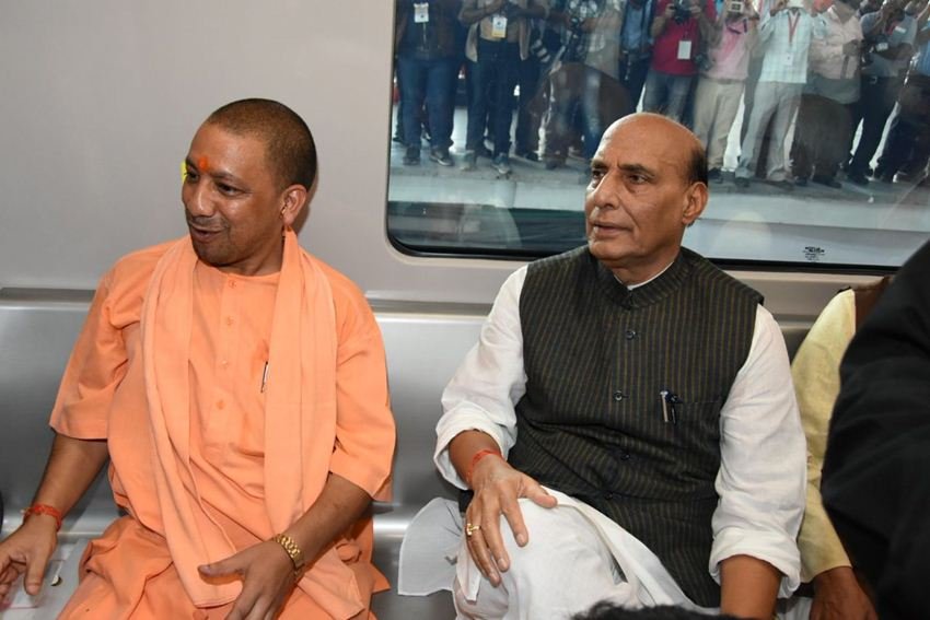 lucknow, lucknow metro, lucknow metro map, lucknow metro route, lucknow metro news, lucknow metro news today, lucknow metro news in hindi, lucknow metro route map, Yogi Adityanath, Yogi Adityanath UP CM, UP CM Yogi Adityanath, Rajnath Singh, Rajnath Singh Latest News in Hindi, Lucknow Metro Latest News in Hindi, Lucknow Metro Today News, Latest News Updates in Hindi
