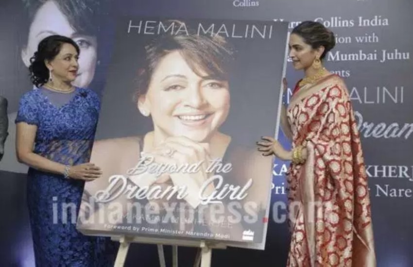 Hema Malini, Hema Malini Biography, Hema Malini Book Launch, Hema Malini Event, Deepika Padukone Hema Malini