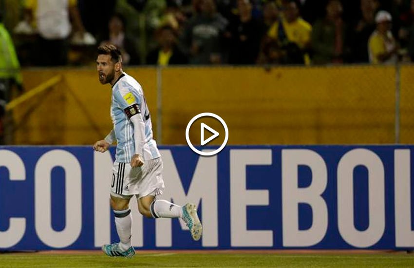 Argentina star’s Lionel Messi hat-trick video, three goals against Ecuador, Lionel Messi hat-trick video, Lionel Messi hat-trick video, Lionel Messi hat-trick, Lionel Messi video, Lionel Messi