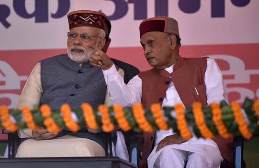 Himachal Pradesh, Himachal Pradesh election, BJP, Prem Kumar Dhumal, BJP CM candidate, Himachal Pradesh Assembly elections 2017, Assembly elections 2017, Assembly elections, Himachal Pradesh Assembly elections, jansatta