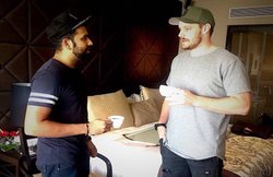 जब रोहित शर्मा ने मिशेल मैक्‍लेनघन से बुलवाई हिन्‍दी, देखें मजेदार विडियो