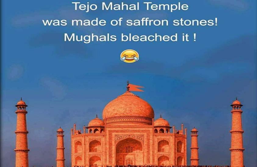 Taj Mahal, Taj Mahal Photo, Saffron Taj Mahal