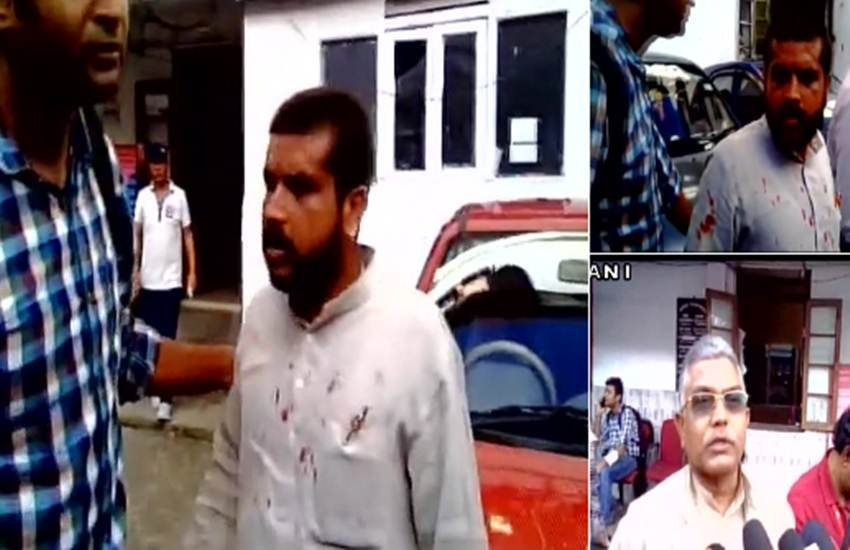 VIDEO: दार्जिलिंग में पीछाकर प.बंगाल भाजपा अध्यक्ष और समर्थकों की बेरहमी से पिटाई, बोले- पुलिस से नहीं की मदद VIDEO: दार्जिलिंग में पीछाकर प.बंगाल भाजपा अध्यक्ष और समर्थकों की बेरहमी से पिटाई, बोले- पुलिस से नहीं की मदद