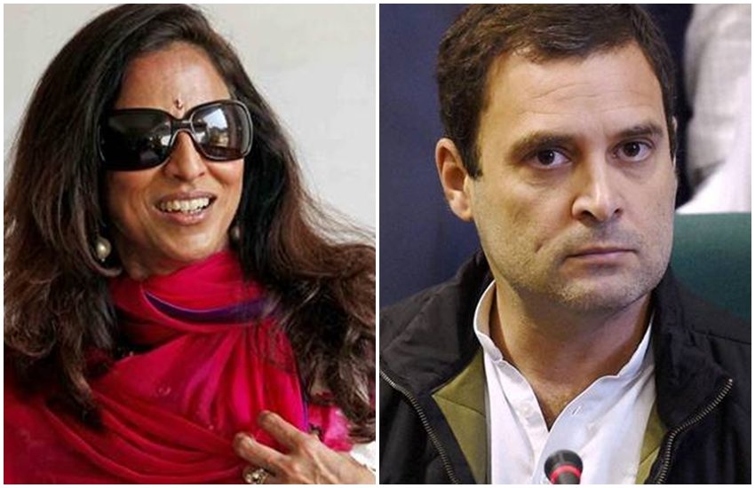 कांग्रेस उपाध्यक्ष राहुल गांधी, लेखिका शोभा डे