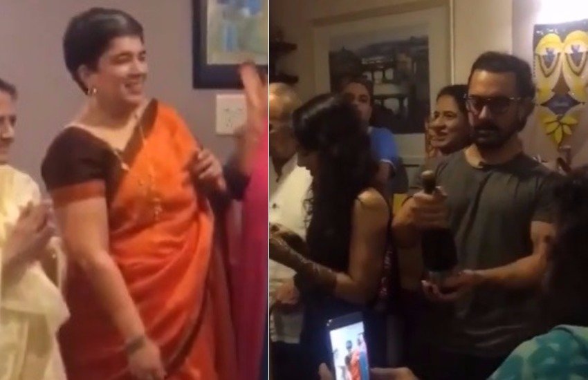 Aamir Khan ex wife Reena Dutta, aamir wife reena Birthday Party, aamir khan on reena birthday party, see Video of aamir khan and reena, vedio of reena dutta birthday party, entertainment news, bollywood news, bollywood updates, news in hindi, entertainment news in hindi, bollywood news, entertainment news, entertainment news in hindi, bollywood updates in hindi