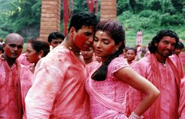 Film star Akshay Kumar and Priyanka Chopra. Express archive photo