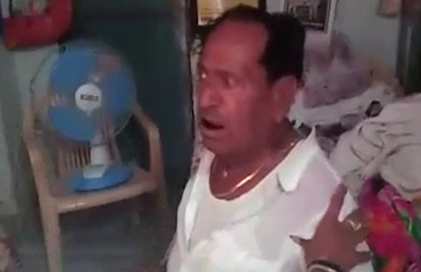 भाजपा विधायक किशनाराम नाई की ये तस्वीर वायरल वीडियो से ली गई है।