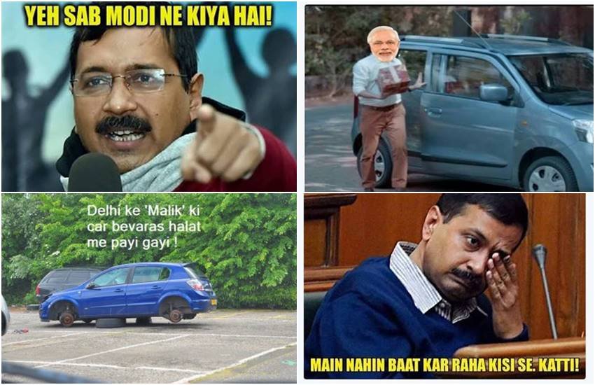 Arvind Kejriwal, Delhi CM Arvind Kejriwal, Delhi CM Arvind Kejriwal Blue Wagon R stolen, Arvind Kejriwal Blue Wagon R stolen near Secretariat, Blue Wagon R, Blue Wagon R stolen, twitter users trolls kejriwal, Arvind kejriwal trolled, Arvind kejriwal trolled on his car stolen, twitter makes fun of Arvind kejriwal car stealing, viral news, treandin news, jansatta