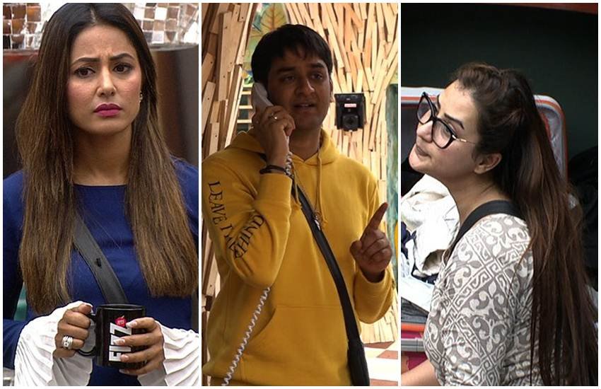 bigg boss, bigg boss 11, hina khan, vikas gupta, shilpa shinde