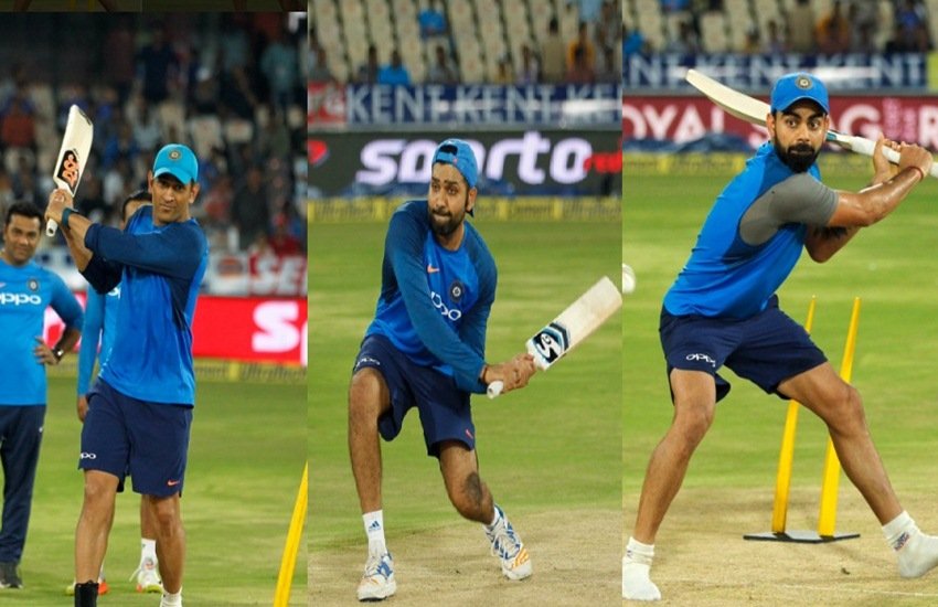 ये सभी खिलाड़ी सीधे हाथ से खेलते हैं और तीनों को उल्टे हाथ से खेलते हुए देखना बहुत ही रोचक था।