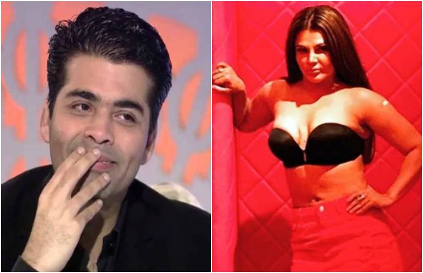 Rakhi sawant, Karan johar, Bollywood dancer Rakhi sawant, Rakhi sawant told her Breast, Rakhi sawant told Karan johar about her Breast surgery, Koffe with karan show, Bollywood News in Hindi, Entertenment news in Hindi, Viral story in Hindi, Latest news in Hindi, Jansatta