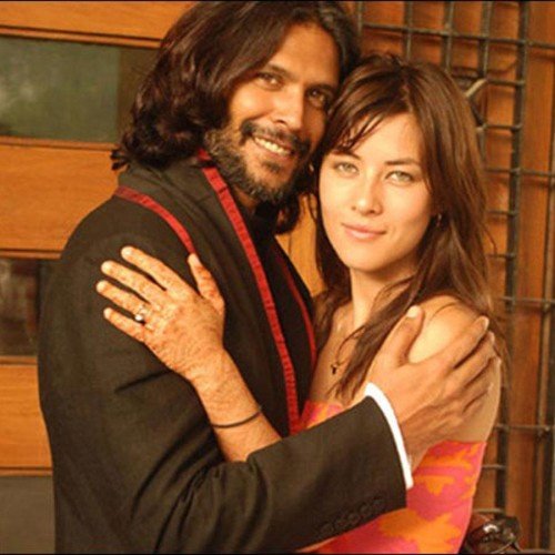 Milind with Wife Mylene Jampanoi, milind soman,milind soman girlfriend, Spring-Summer 2018, Amazon India Fashion Week, AIFW, Nida Mahmood, Designer Nida Mahmood, Deivee, Mann Kaur, Nanammal, V. Nanammal, Oldest Yoga Teacher, Oldest Runne