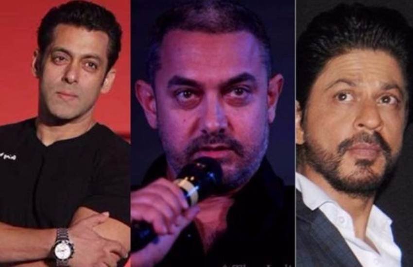 aamir khan. salman khan, shah rukh khan