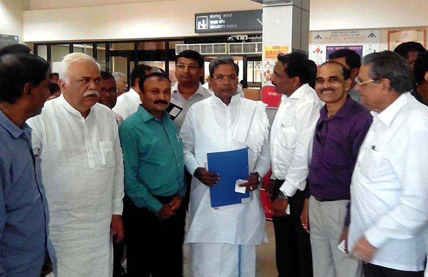 कर्नाटक के मुख्यमंत्री सिद्धारमैया। 