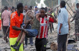 Somalia, Suicide Attack, Attack Outside Hotel, 25 Killed in Somalia, 25 Killed in Somalia Suicide Attack, Suicide Attack in Somalia, 30 Injured in Suicide Attack, International News