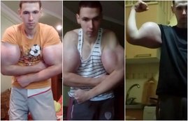 Kirill Tereshin, Weird Body, Bodybuilding, Bodybuilding Side Effects, Whey Protein Side Effects, Nutritional Body Side Effects, Kirill Tereshin Instagram, Kirill Tereshin Photos, Bodybuilding Experiments, Build Body in 10 Days