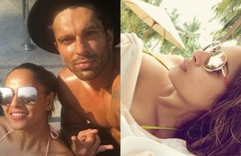 Bipasha Basu, hubby Karan Singh Grover, Bipasha Basu, Karan Singh, Bipasha Karan, amazing location pictures of goa, Bipasha Karan in goa, see Bipasha Basu and Karan hd photos, entertainment news, bollywood news, television news
