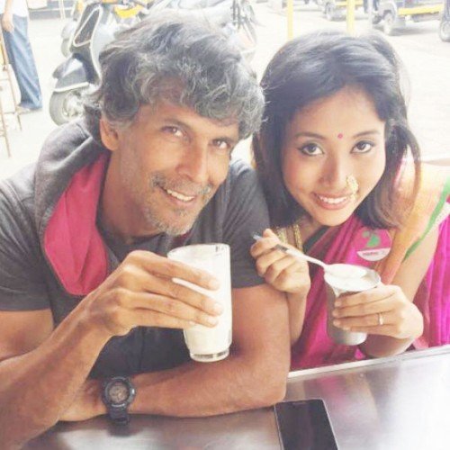 "Milind Soman, Ankita Konwar, Milind Soman Ankita Konwar, Milind Soman birthday photos, Milind Soman age, Milind Soman girlfriend, Ankita Konwar milind, milind Ankita photos, milind Ankita relationship, Milind Soman girlfriend photos, Milind Soman latest news, hindi news, entertainment, jansatta"